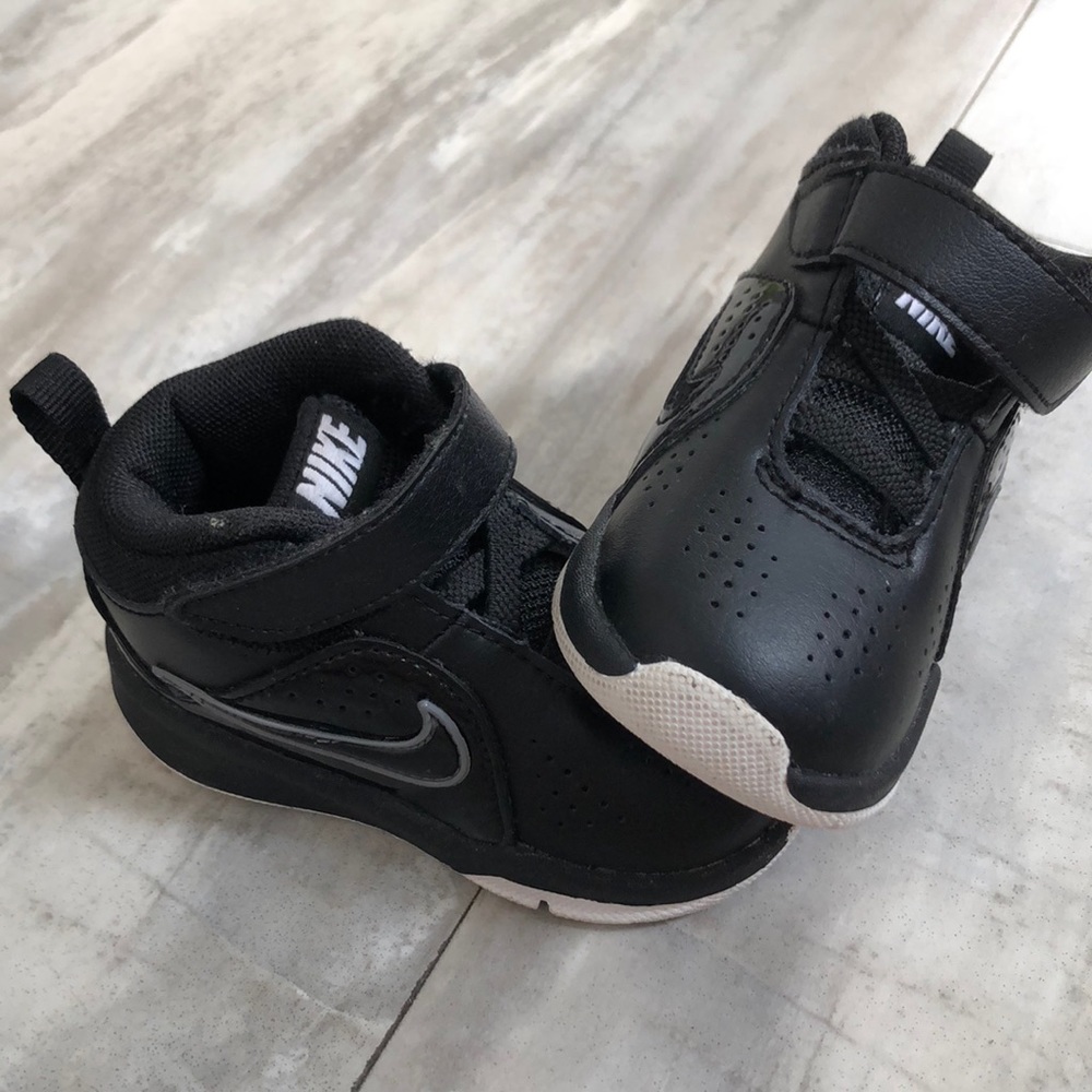 Black and White Nike High Tops